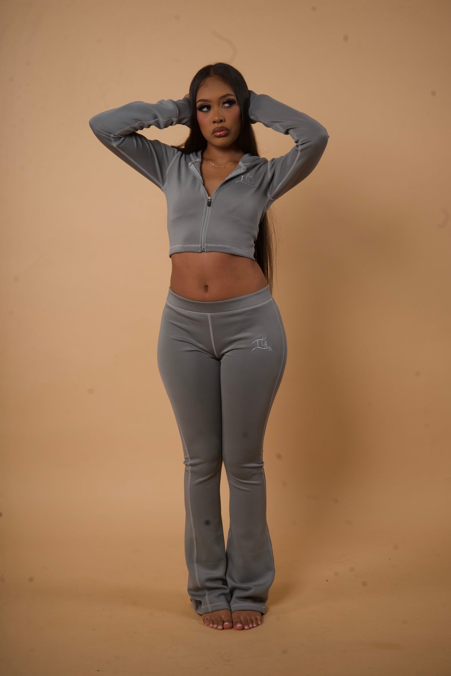 "IT GIRLZ" zip up sweater